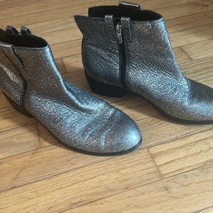 Silver Sam Edelman ankle boots